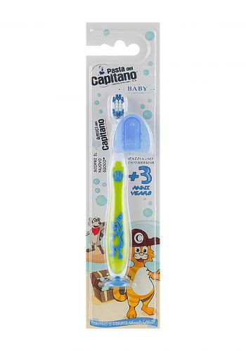 فرشاة اسنان الاطفال من كابتينيو   capitano Baby +3 Teeth brush