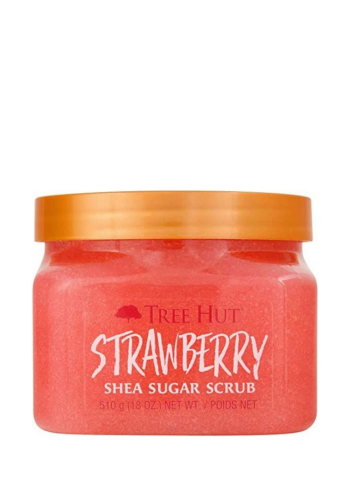 مقشر جسم بسكر الشيا والفراولة  510 غم من تري هات Tree Hut Strawberry Shea Sugar Scrub 