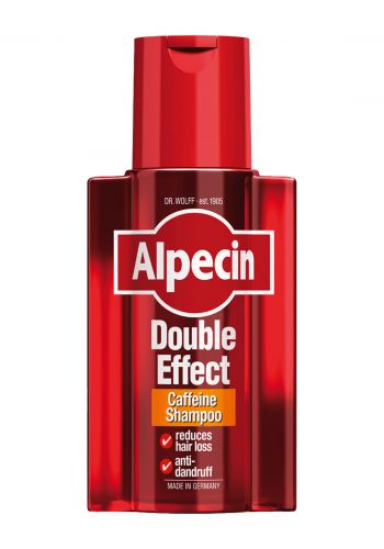 شامبو ضد القشرة و تساقط الشعر بخلاصة الكافيين 200 مل من البيسين Alpecin Double Effect Shampoo