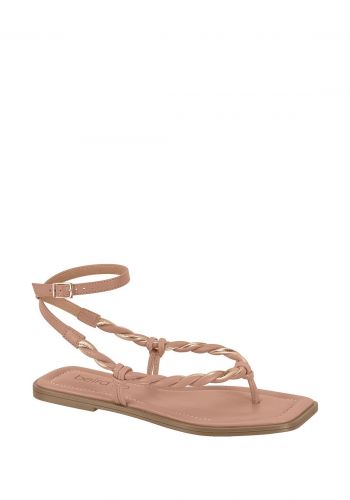 صندل فلات نسائي باللون البيجي من بيرا ريو Beira Rio Women's sandal