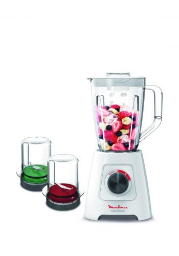 خلاط و مطحنة كهربائية 600 واط 2 لتر من مولينكس Moulinex  LM423125 Blender And Electric Grinde