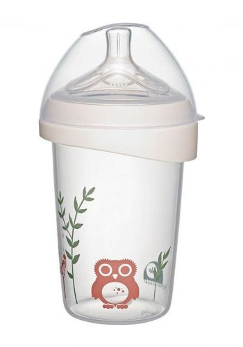 رضاعة بلاستيك للأطفال  270مل  من نيب الالمانية Nip First Moments Wide Neck Bottle +0m