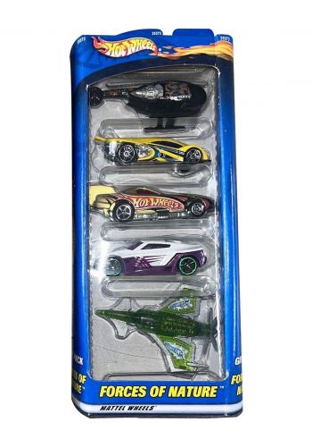 مجموعة مركبات  5 قطع من هوت ويلز Hot Wheels Vintage Forces Of Nature