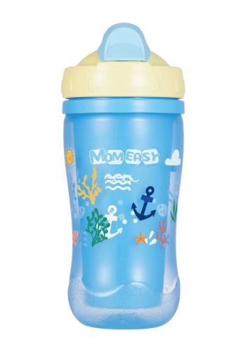 قدح للاطفال مع قصبة 240 مل من مام ايزي Mom Easy Plastic Baby Bottle Sipper Drinking Water Bottle