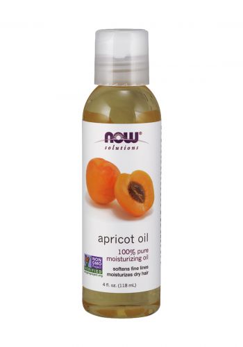 زيت نواة المشمش النقي 118 مل من ناو فودز Now Foods Apricot Kernel Oil