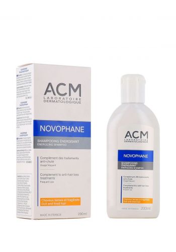 شامبو منشط للشعر الضعيف والباهت 200 مل من اي سي ام ACM Novophane Energizing Shampoo 