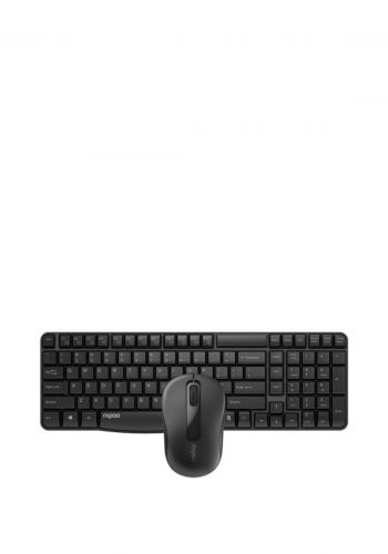 كيبورد وماوس لاسلكي Rapoo X1800S Wireless Keyboard And Mouse Combo -Black 