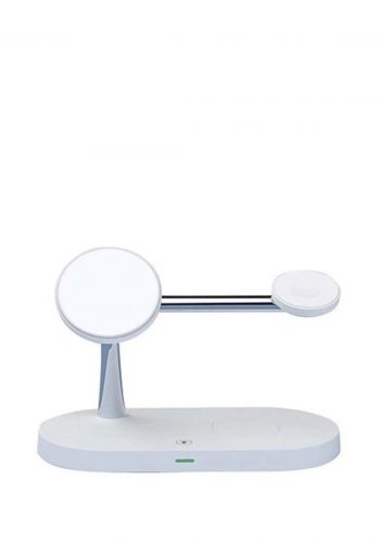 شاحن لاسلكي charger wireless (3 in 1) pd-w5 - White