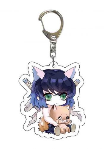 ميدالية سلسلة المفاتيح بتصميم شخصية توكيتو انمي قاتل الشياطين  Key chain