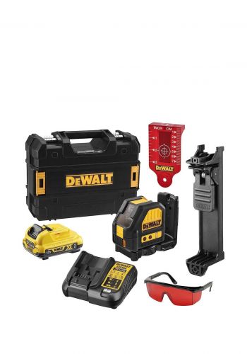 جهاز تسوية ليزري لاسلكي 50 متر من ديوالت Dewalt DCE088D1R-GB Cross Line Red Laser