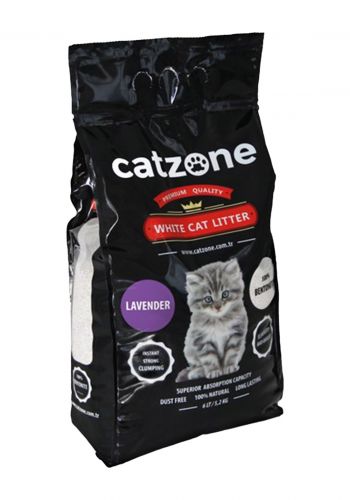 رمل للقطط بعطر اللافندر  12 لتر من كاتزون Catzone litter