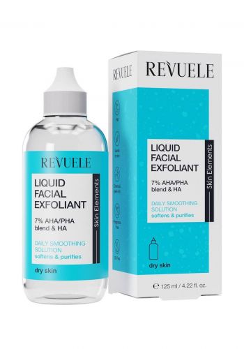 تونر مقشر الأحماض 9% للبشرة العادية والجافة 125 مل من ريفولي Revuele Liquid Facial Exfoliant AHA/BHA & HA 9%