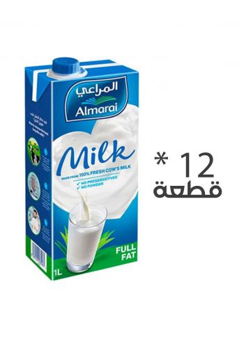 سيت حليب المراعي كامل الدسم ( 12 قطعة  *1 لتر )