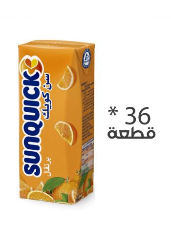سيت عصير سن كويك ( 36قطعة *200 مل ) بنكهة البرتقال