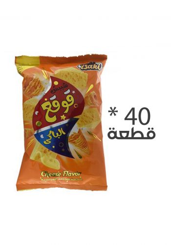 سيت شيبس قوقع الباكي 40 قطعة بنكهة الجبن  