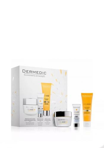 Dermedic Oilage Cream & EyeCream & Face Cleansing بكج العناية بالتجاعيد من ديرمادك