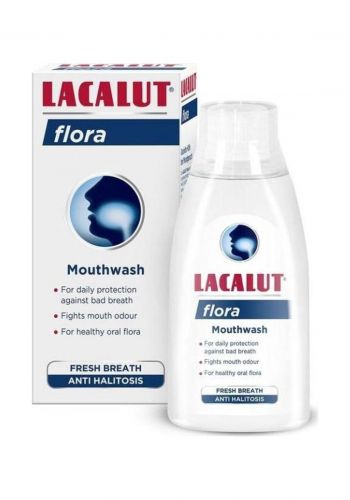 غسول فم فلورا 300 مل من لاكالوت Lacalut Flora Mouthwash