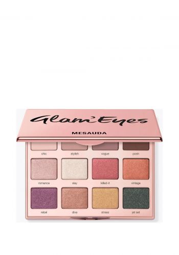 باليت ظلال عيون 12 لون 14 غم من ميسادوا Mesauda Glam Eyes Eyeshadow Palette 