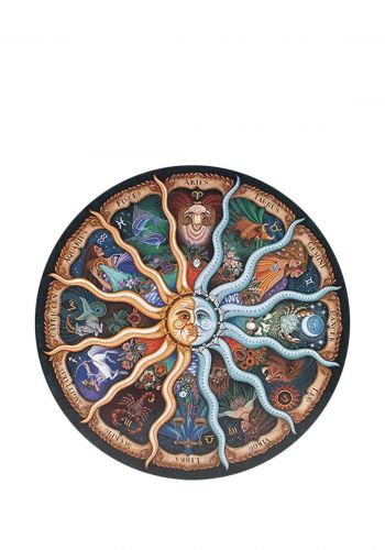 لعبة اللغز 500 قطعة بقطر 400 ملم من جيومترك Geometric Zodiac Puzzle to Skills and Imagination 