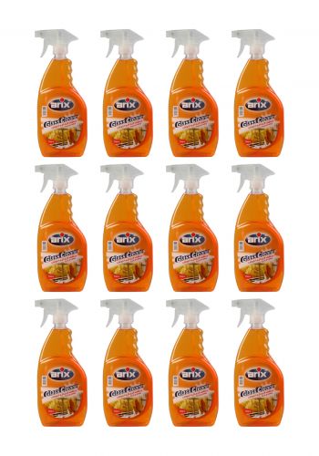منظف الزجاج والمرايا من اريكس  750 مل-12 قطعة Arix Glass Cleaner