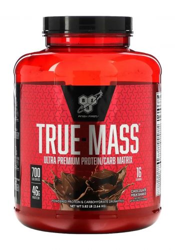 بروتين بنكهة حليب الشوكولاتة 2.64 كغم من بي اس ان BSN True Mass Ultra Premium Protein Carb Matrix