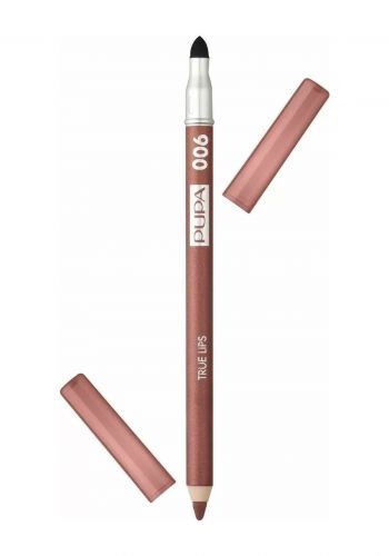 قلم تحديد الشفاه 1.13 غم درجة 006 من بوبا ميلانو Pupa Milano True Lips Brown Red