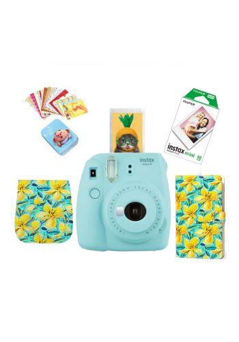 كاميرا فورية ميني 9 مع هدايا من فوجي فيلم Fujifilm Instax Mini 9 Camera