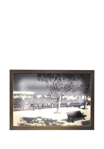 لوحة مضيئة برسمة البحر 31.5 × 23 × 3 سم Led Luminous Painting