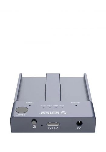 Orico M2P2-C3-C M.2 NVMe SSD Clone Duplicator-Grey حامل هارد مزدوج خارجي  من اوريكو