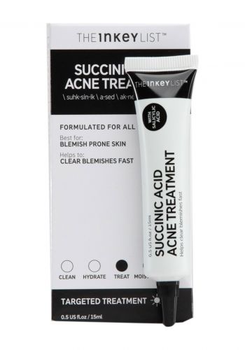 The Inkey List Succinic Acid Acne Treatment 15ml علاج حب الشباب من ذا انكي لست