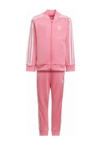 تراكسوت نسائي وردي اللون من اديداس Adidas Adicolor SST Tracksuit 