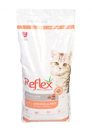 طعام جاف للقطط الصغيرة 15 كغم من ريفليكس Reflex cats food