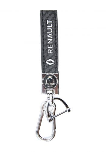 Leather Carbon Keychain - Renault ميدالية مفاتيح كاربون جلد شعار رينو