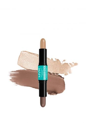 قلم كونتور وهايلايتر للوجه الدرجة 01 من ان واي اكس Nyx Wonder Cream Highlight & Contour Stick - 01 Fair