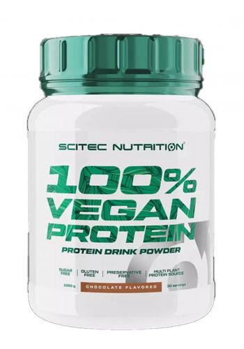 بروتين نباتي 1 كغم بنكهة الشوكولاتة من سايتك نيوترشن Scitec Nutrition 100% Vegan Protein 
