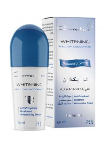 مزيل التعرق 60 مل من كوريكشن Correction Whitening Roll-On Deodorant Powdery Scent
