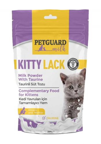 حليب جاف للقطط الصغيرة 200 غرام من بيتجارد Petguard Kitty Milk Powder