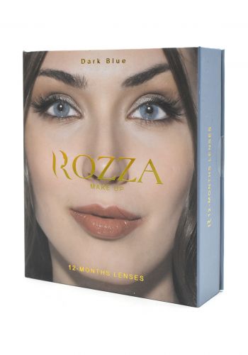 عدسات عيون لاصقة سنوية لون ازرق من روزا Rozza Dark Blue Lenses