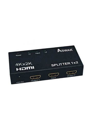 Aswar AS-HDMI-SP12 2 Port HDMI Splitter موزع اشارة من اسوار