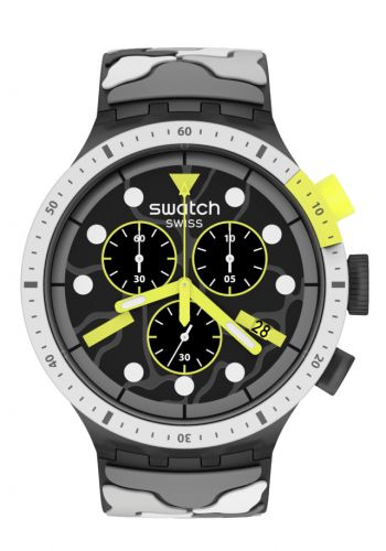 ساعة لكلا الجنسين متعددة الالوان  من سواج Swatch SB02M400 Unisex Watch