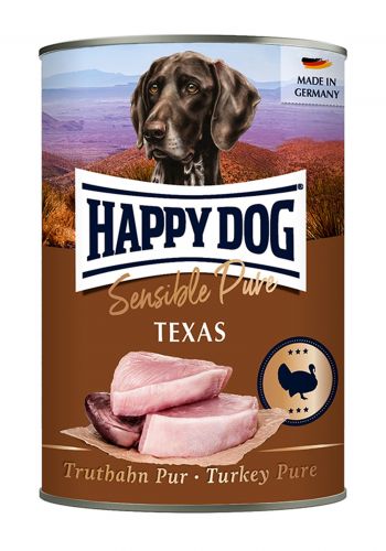 علبة طعام رطب ديك رومي 400 غم من هبي دوغ Happy dog wet food