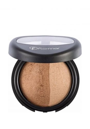 باودر للوجه  درجة اللون 23   9 غرام من فلورمار  Flormar Terracotta Powder Dual Gold