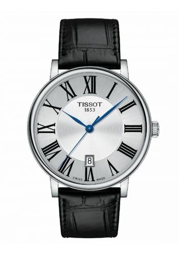 ساعة رجالية سير جلد من تيسوت Tissot T1224101603300 Watch     