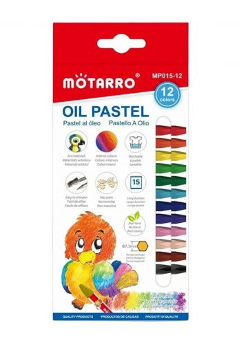 سيت الوان باستيل زيتية 12 قطعة من موتارو Motarro  MP015-12 Oil Pastels