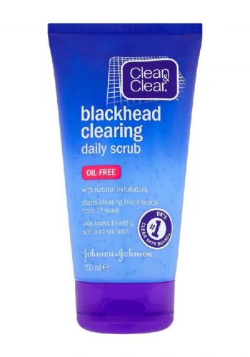 مقشر يومي 3 في 1 للبشرة 150 مل من كلين اند كلير Clean & Clear Blackhead Cleanring Daily Scrub 