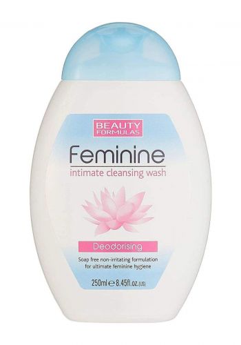 غسول لتنظيف المناطق الحساسة 250 مل من بيوتي فورميولاز Beauty Formulas Feminine Cleansing Wash Deodorising