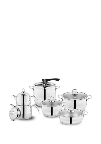 سيت  طبخ  7 قطع ستانلس ستيل من شيفير Schafer Cooking Set 