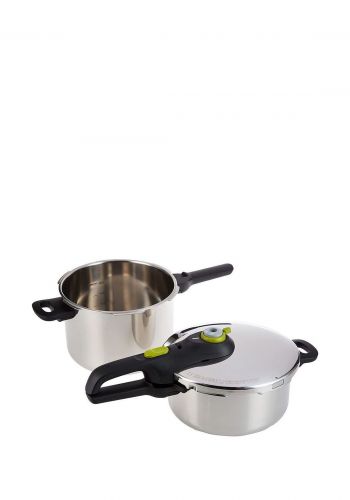 سيت قدر ضغط 2 قطع بسعة (4 لتر , 6 لتر) من تيفال Tefal P2544342 Neo Pressure Cooker