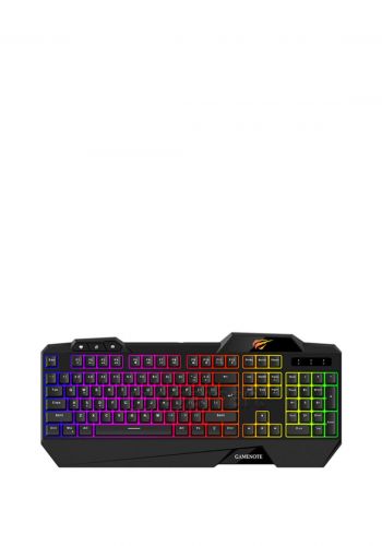 كيبورد Havit KB488L Gaming RGB 107 Keys Multi-function backlit Mechanical keyboard - Black