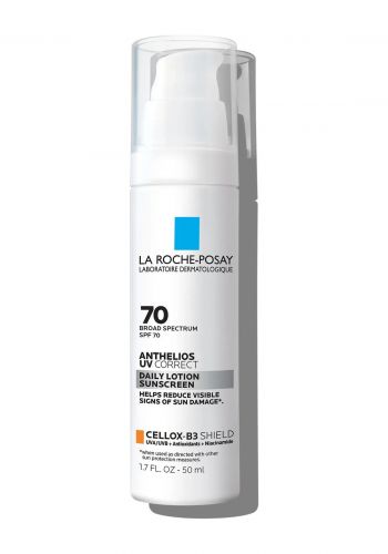 واقي شمسي للوجه لجميع انواع البشرة 50 مل  من لاروش بوزيه La Roche Posay Anthelios UV Correct Sunscreen